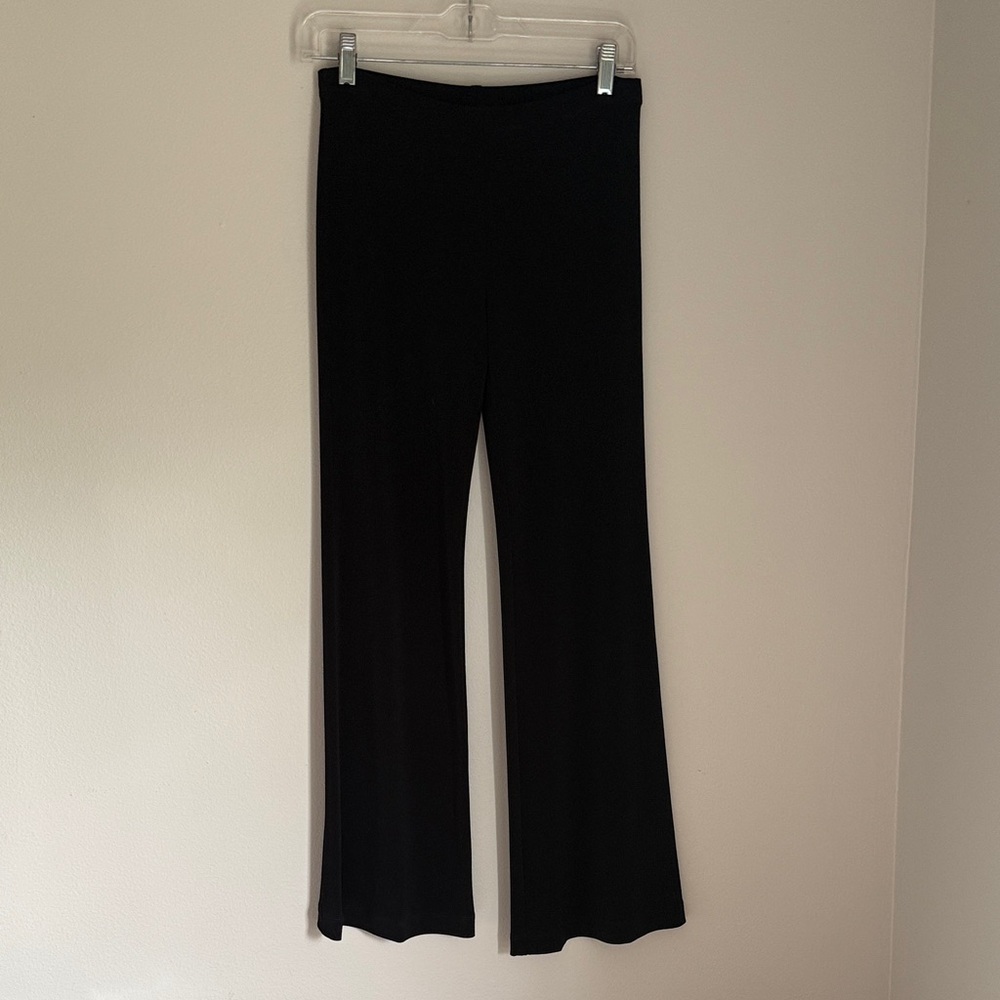 Karen Kane Black Boot-Cut Knit Pants